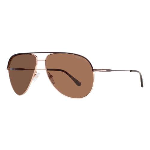 Tom Ford Erin TF466 50J Rose Gold Havana Brown Aviator Sunglasses Buy Sunglasses Online In usa
